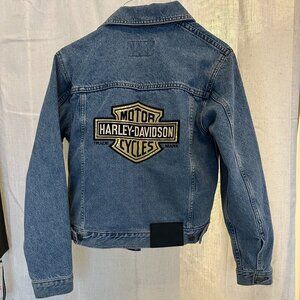Vintage Harley Davidson Jean Jacket